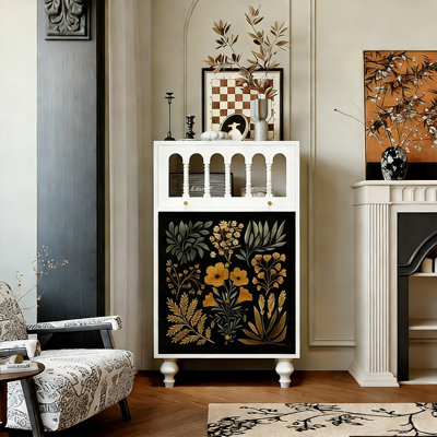 Armoire de rangement 4 tiroirs Vintage