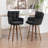 Zareon 27.95” Double-Layered Velvet-Padded Bar Stools-237832251