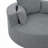 Chunni 360° Swivel Chenille Accent Chair with Removable Pillows-120198608-121418737