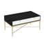 Moderne et table basse avec 2 tiroirs, table de rangement de salon