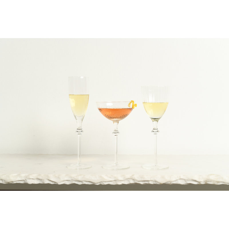 Flennory 11.6oz. Martini Glass Set