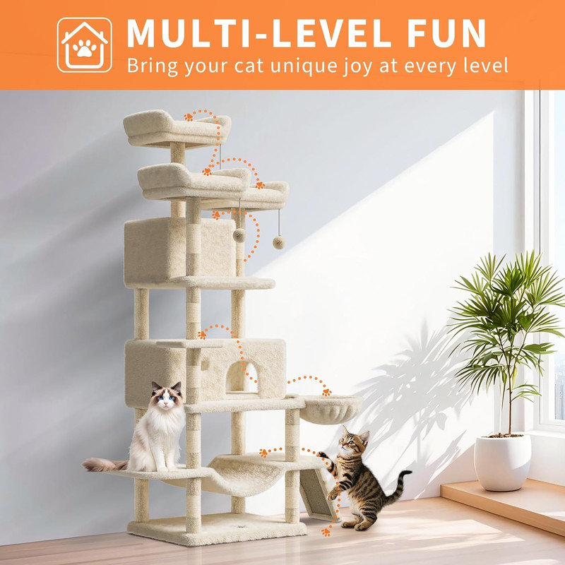 172.7cm H Cat Tree