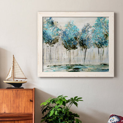 Printemps - Peinture sur toile encadrée