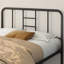Metal-Framed Bed with High Headboard-895866757-847307026