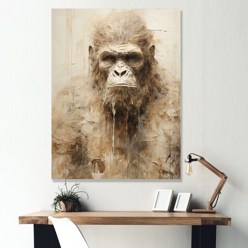 «Bigfoot Portrait II», reproduction sur toile, Toile tendue, H 40 po x l 30 po x P 1,5 po