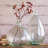 Glass Floor Vase