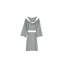 Robe courte en coton biologique à rayures Seaside Serenity-14227314-14227311