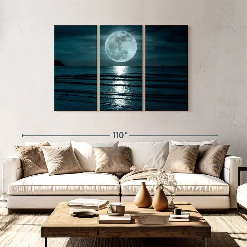 Oberle Midnight Moon, 48" H x 74" W