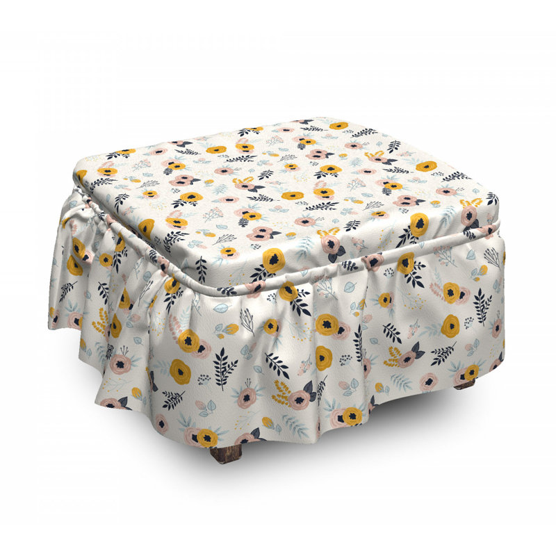 Housse pour repose-pieds de la nature romantique