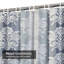 Rideau de douche imperméable rétro à motif floral rétro avec 12 crochets-4232901