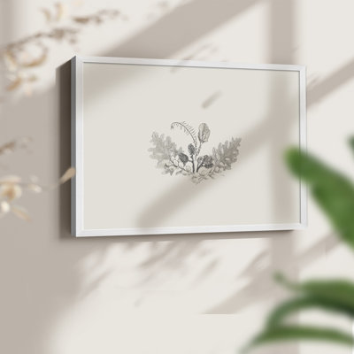 Vintage Sketch Work-XVII -Framed Print - Restickable