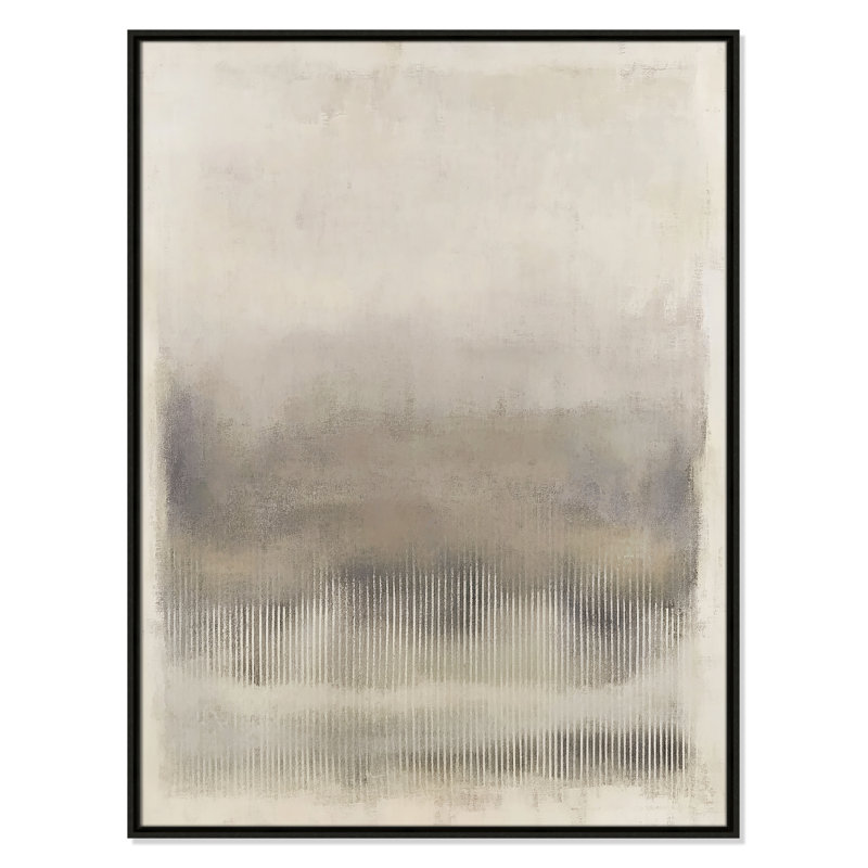 Équilibre équilibré II par Irena Orlov, H 41,5 po x l 31,5 po, Flottant espresso