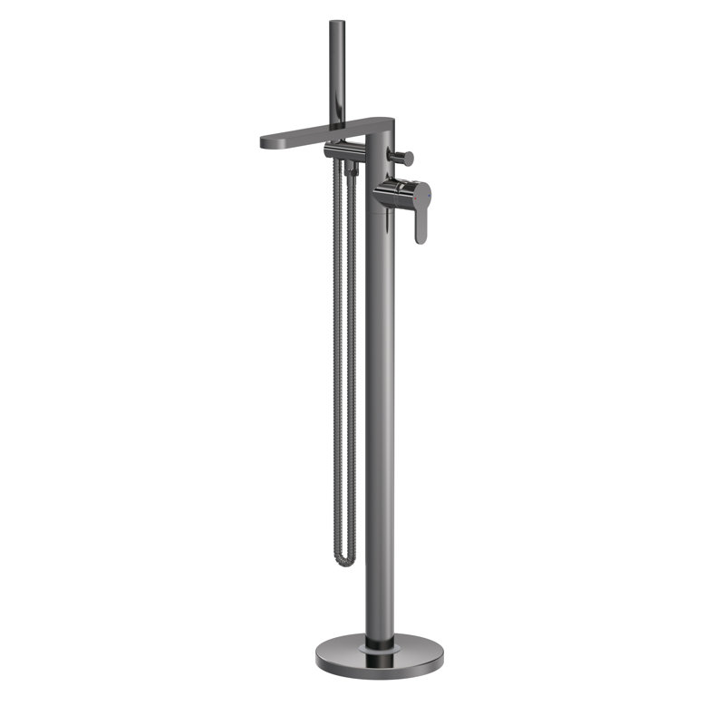 Floor Tub Spout Bath Filler with Diverter