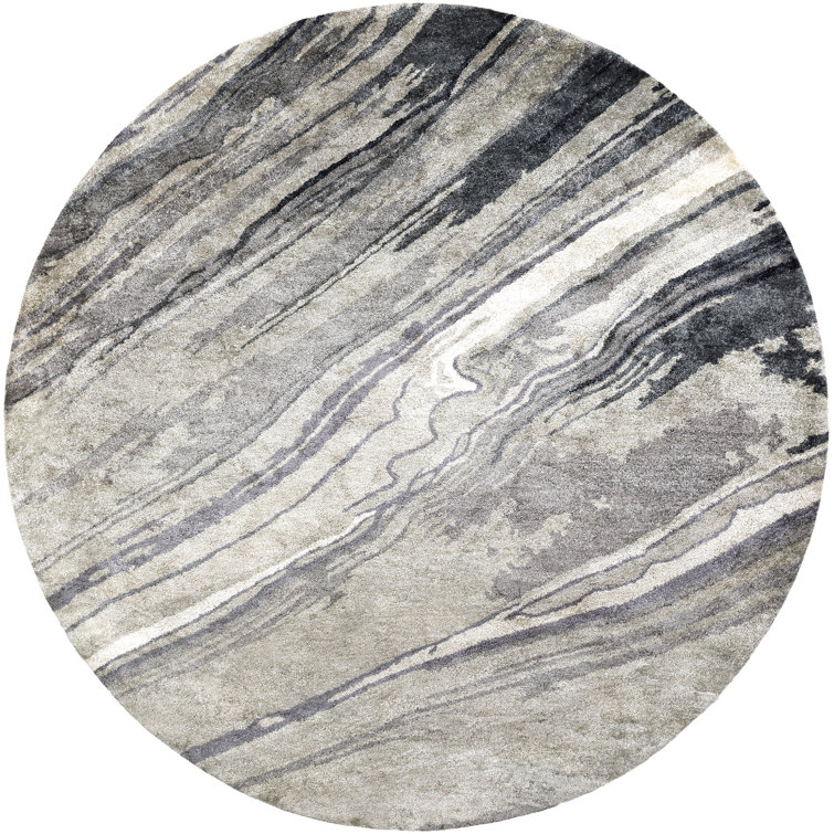 Mcduffy Hand Tufted Viscose Indoor Rug
