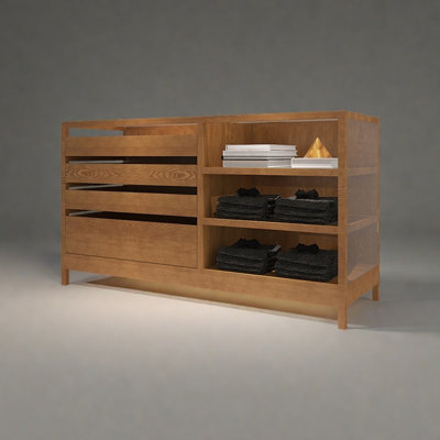 Armoire pour îlot central de style rétro