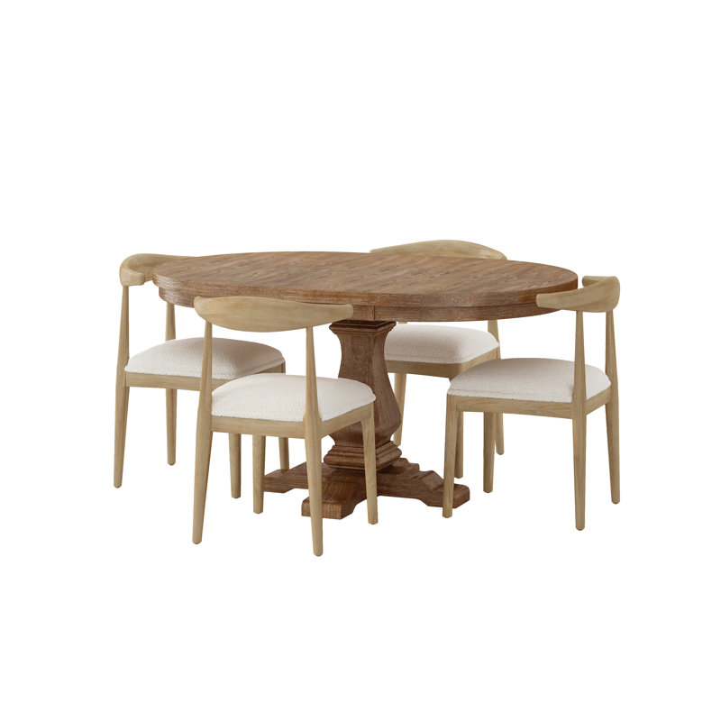 Jobita Dining Set, Ivory