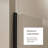 30 - 60 In.W X 72 In.H Glass Shower Door, 1/4 Inch Thick Glass, Stainless Steel Handle & Supporting Bar, Dual Walk-In Screen, , Leak- Design 1/4" Tempered Panel, Handle, Black Dual Function,