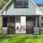 Aluminum Patio Gazebo Wall-Mounted Solarium-99076004