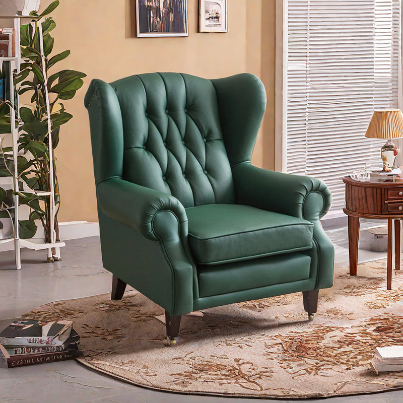 Fauteuil inclinable en simili cuir istikar, Vert foncé