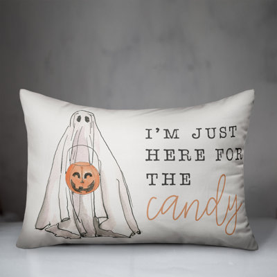 Candy Ghost Rectangular Pillow Cover & Insert