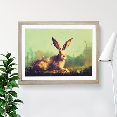 Hare Modern - Single Picture Frame Painting