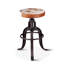 Wellington Upholstered Adjustable Stool with Metal Frame-1131727893