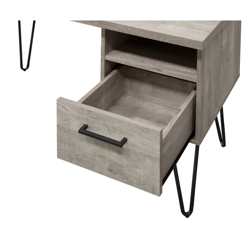 Bureau en chêne gris