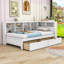 Lit de jour simple en bois avec tablettes et ports USB Danely-745404023