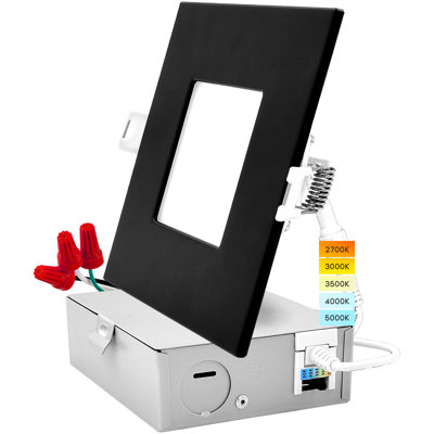 Ensemble d'éclairage encastré 4 "Ultra Slim