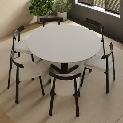 Romantic simple dining table and chair
