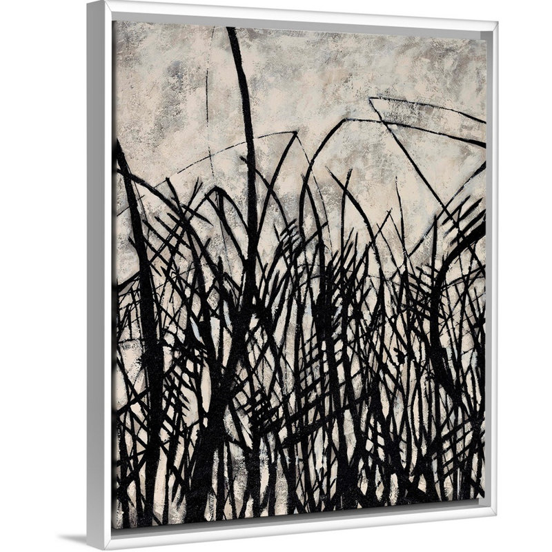 Reproduction d'art sur toile, Cadre flottant blanc, H 16 po x l 13 po x P 1,75 po