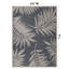 Tapis intérieur / extérieur bleu / gris / ivoire à motif floral Dowd-788062019