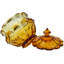 Pot en verre 6,5 po Honey Gold