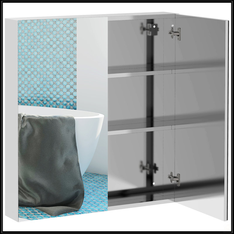 Armoire de salle de bain à miroir Kleankin
