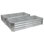 Harbour Housewares - Rectangular Galvanised Steel Raised Garden Bed Planters - Set of 2