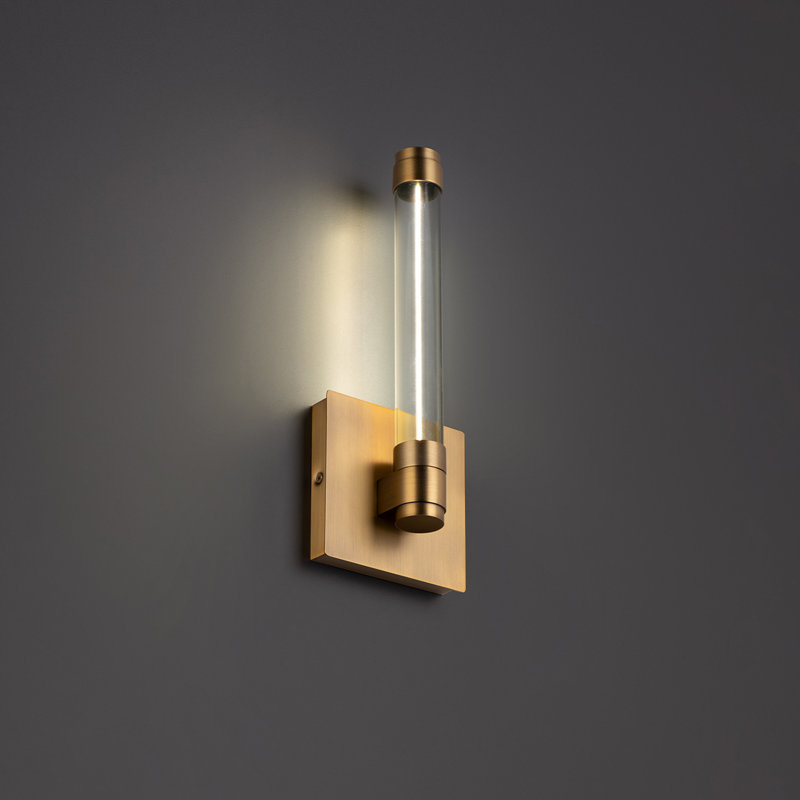 Jedi 1 - Light LED Armed Sconce, Aged Brass