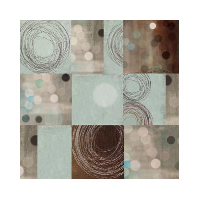 Dots And Swirls by PI Studio - Wrapped Canvas Painting