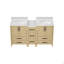 Armoire de meuble-lavabo double 60 po x P 22 po x H 34 po