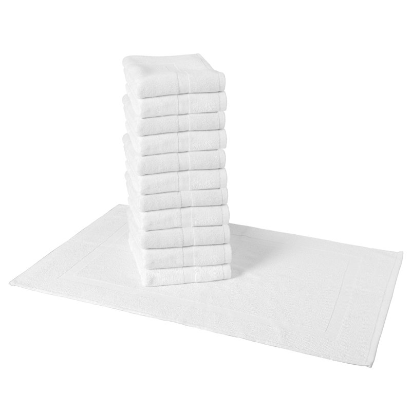 Admiral Bath Mat 20x30 White (Pack of 12)