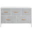 100Cm W Chest Of Drawers With 5 Fabric Drawers-767823591
