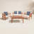 Mondovi Eucalyptus 4 - Person Patio Conversation Set with Cushions-552031108