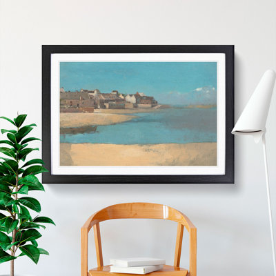Village by Odilon Redon - Picture Frame Painting