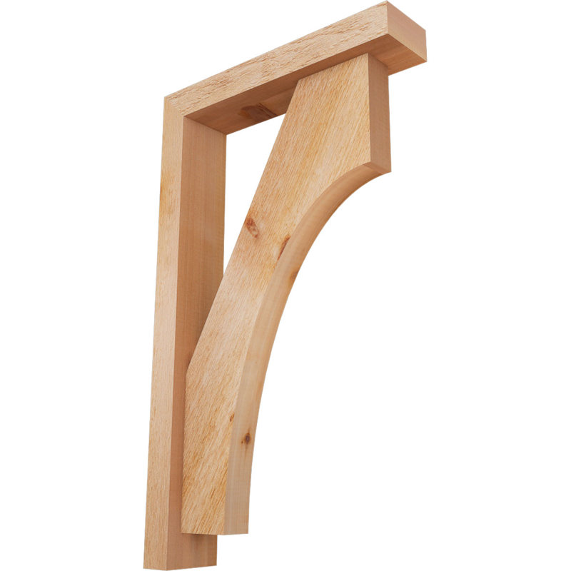 Support Westlake Block avec support décalé, 30 po x 18 po, Cèdre rouge occidental de l 4 po (scié brut)