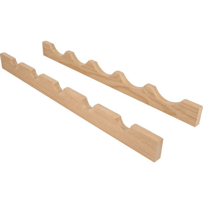 5 Bottle Wall Mounted Wine Bottle Rack