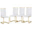 Chaises de salle à manger Modern Glam-129528098