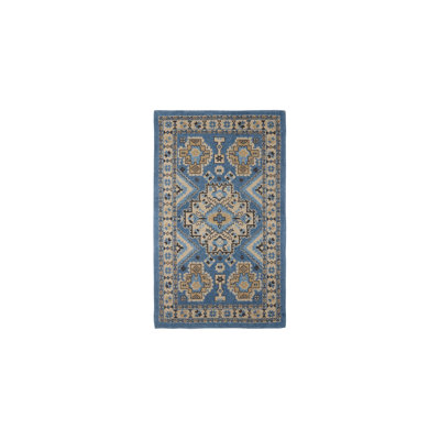 French Connection Halyn Machine Washable Stonewash Printed Cotton Rugs