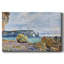 Etretat, la plage et la porte d'Aval, 1883, toile tendue avec châssis-1082435767