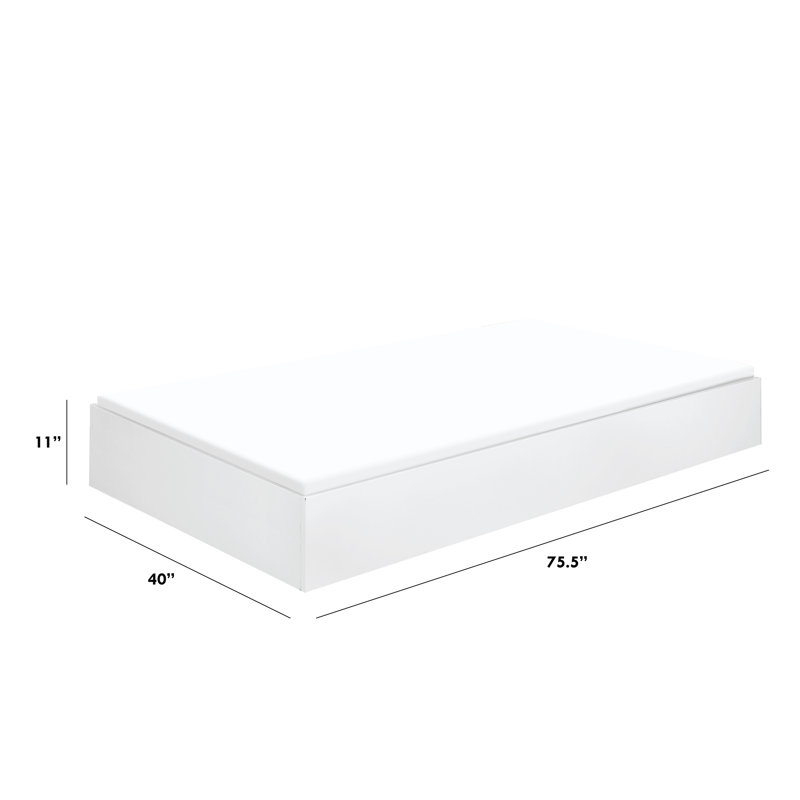 Tiptoe Universal Storage Trundle Unit, White