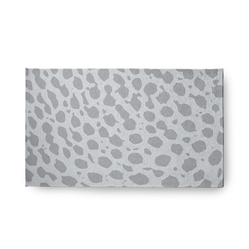 Chenille Animal Print Indoor Rug, Rectangle 1'6" x 2'6"
