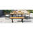 6-Piece Outdoor Dining Set, Acacia Wood, 1 Table With 4 Chairs & 1 Bench For 6-7 Person, Comfortable Cushions On Chairs, Adjustable Feet, For Patio, Garden, Backyard Dining, Beige Cushion-793827903